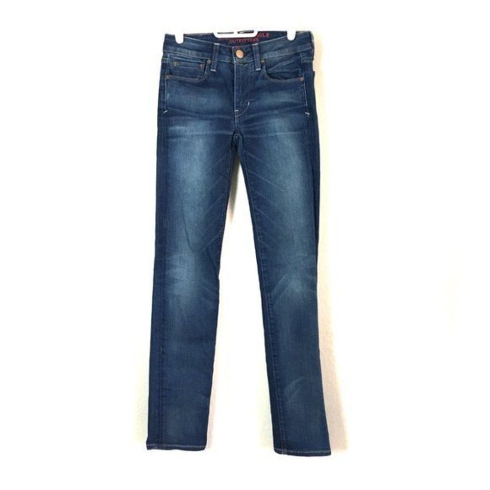 American Eagle Jeans Skinny Fit Made in USA Cone Denim 26x30